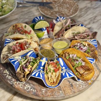 Aria Kitchen - Taco Flight - Mexican Near Me - Irvine, California Aria Kitchen - Taco Flight - Mexican Near Me - Irvine, California