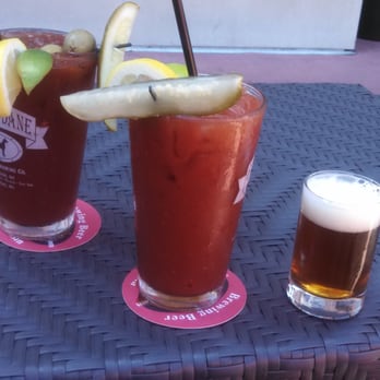 Great Dane Pub & Brewing - I got a bit of a limp pickle, but otherwise the bloodys are great! Get your mind out of the gutter. ;) - American Near Me - Madison, Wisconsin