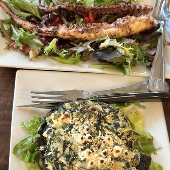 Maria's Mediterranean - Stuffed Portobello and grilled Octopus - Seafood Near Me - Bayside, New York Maria's Mediterranean - Stuffed Portobello and grilled Octopus - Seafood Near Me - Bayside, New York