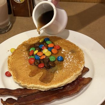 Danby Station - Kids M&M pancakes - Breakfast & Brunch Near Me - Glen Ellyn, Illinois