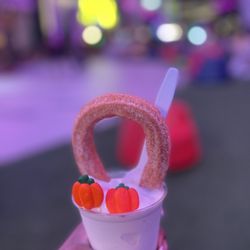 Dulcinea Ice Cream & Churros - Plain churro with vanilla ice cream