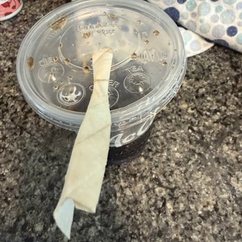 McDonald's - A paper straw given to my toddlers for their drink. My son didn't even get halfway through his drink - Fast Food Near Me - Marlton, New Jersey McDonald's - A paper straw given to my toddlers for their drink. My son didn't even get halfway through his drink - Fast Food Near Me - Marlton, New Jersey