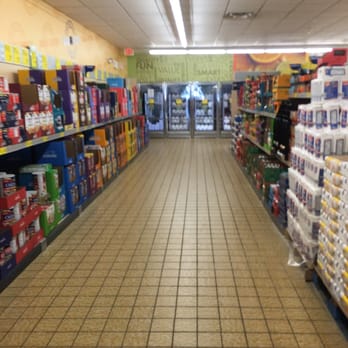 ALDI - a grocery store aisle with a tiled floor - Grocery Near Me - Langhorne, Pennsylvania