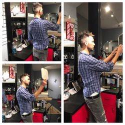 Allure'a - Frank checking out his fresh hair cut