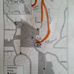 Map of park Map of park