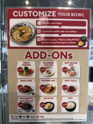 Menu photo 5 Marugame Udon Rowland Heights, CA Menu photo 5 Marugame Udon Rowland Heights, CA