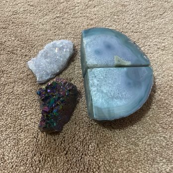 Sage Spirits - This is a picture of what I got. Angel aura quartz, titanium quartz, and blue agate. - Spiritual Shop Near Me - Thousand Oaks, California Sage Spirits - This is a picture of what I got. Angel aura quartz, titanium quartz, and blue agate. - Spiritual Shop Near Me - Thousand Oaks, California