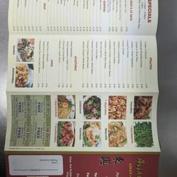 Latest menu