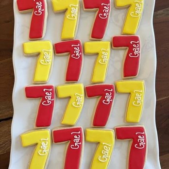 The Little Sugar Shoppe - Gaél's 7th bday cookies to share with classmates. - Bakeries Near Me The Little Sugar Shoppe - Gaél's 7th bday cookies to share with classmates. - Bakeries Near Me