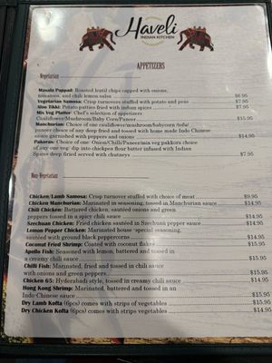 Menu photo 4 Haveli Indian Kitchen Tampa, FL
