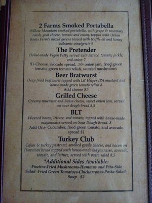 Menu photo 5 Lindberg's Tavern Springfield, MO