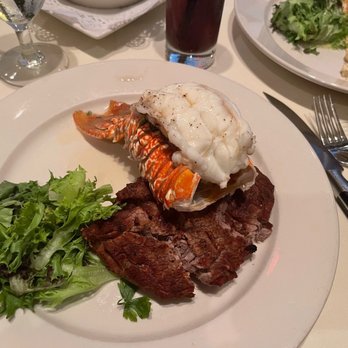 Opus 9 Steakhouse - 6 oz. Filet Mignon Lunch and African lobster tail - Steakhouses Near Me - Williamsburg, Virginia
