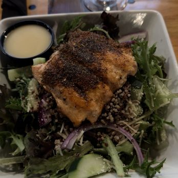 Public House - quinoa salad with salmon - Cocktail Bars Near Me - Amarillo, Texas Public House - quinoa salad with salmon - Cocktail Bars Near Me - Amarillo, Texas