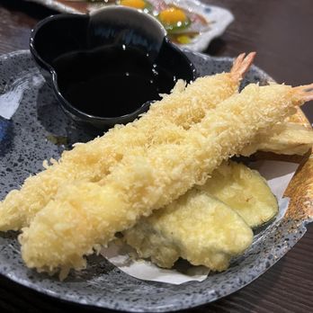 Fuji Sushi & Teppanyaki - Shrimp & Vegetable Tempura : 2 pieces of shrimp, 1 piece zucchini, 1 piece eggplant & 1 piece sweet potato - Sushi Bars Near Me - Aiea, Hawaii Fuji Sushi & Teppanyaki - Shrimp & Vegetable Tempura : 2 pieces of shrimp, 1 piece zucchini, 1 piece eggplant & 1 piece sweet potato - Sushi Bars Near Me - Aiea, Hawaii