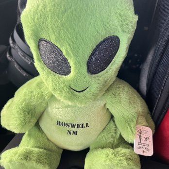 Hangar 209 - Alien Plushie! - Gift Shops Near Me - Roswell, New Mexico