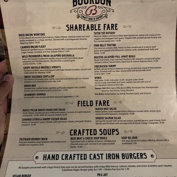Brick and Bourbon - Menu - Cocktail Bars Near Me - Eden Prairie, Minnesota