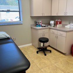 Waiting for Dr. Mata after Alexis took vital signs