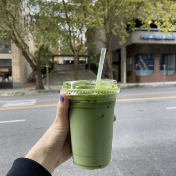 Jin Jin Matcha - Iced strawberry matcha - Tea Rooms Near Me - Tacoma, Washington Jin Jin Matcha - Iced strawberry matcha - Tea Rooms Near Me - Tacoma, Washington
