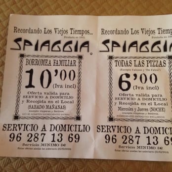 Spiaggia - Pizza Near Me - Gandía, V