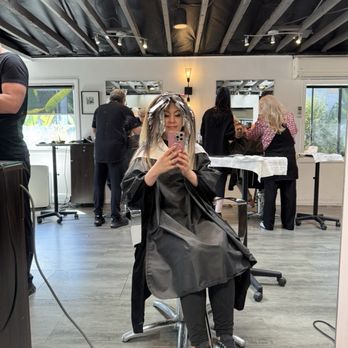 Atelier Aucoin Salon - In the process for full highlights takes about 4 hours depending on your hair type - Makeup Artists Near Me - La Jolla, California