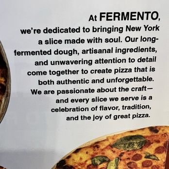 Fermento Pizza - Pizza Near Me - New York, New York Fermento Pizza - Pizza Near Me - New York, New York