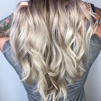 Fifth Element Hair Studio - Platinum blonde, long layers, Olaplex - Hair Salons Near Me - Sandpoint , Idaho