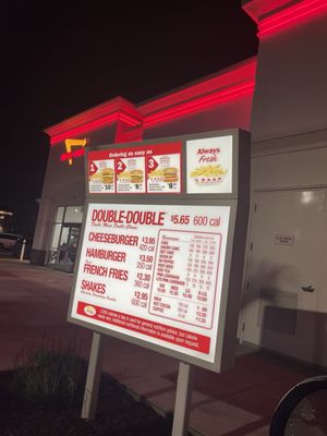 Menu photo 3 In-N-Out Burger Whittier, CA Menu photo 3 In-N-Out Burger Whittier, CA