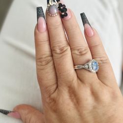 Lily Nails - Another beautiful set done by Alex!! This is why I drive 30 minutes for my nails . Always an amazing job!!!