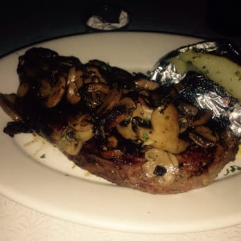 Tony's Place - New York steak with mushrooms on top. - Steakhouses Near Me - Walnut Grove, California Tony's Place - New York steak with mushrooms on top. - Steakhouses Near Me - Walnut Grove, California
