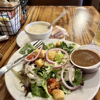 Haymaker - Haymaker side salad & homemade Clam Chowder. - Breakfast & Brunch Near Me - Peoria, Arizona Haymaker - Haymaker side salad & homemade Clam Chowder. - Breakfast & Brunch Near Me - Peoria, Arizona