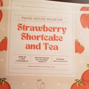 The Paine House Museum - 2023 Event: Tickets on-line, mark you calendar! - Landmarks & Historical Buildings Near Me - Coventry, Rhode Island