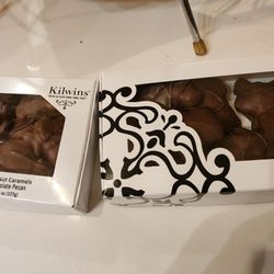 Kilwins Ice Cream - Chocolate - Fudge - Cashew and pecan turtles.