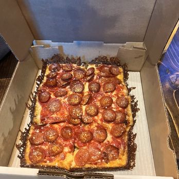 Buffalo Deep Dish - Detroit style cheese and pepperoni - Pizza Near Me - Buffalo, New York Buffalo Deep Dish - Detroit style cheese and pepperoni - Pizza Near Me - Buffalo, New York