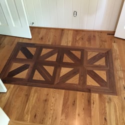 Burkhart Wood Flooring - The customer wanted the color to be natural and the finish to be satin, 3 coats. We also installed flush mount floor vents a...