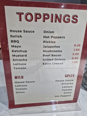 Menu photo 1 B Boyz Newmarket, ON
