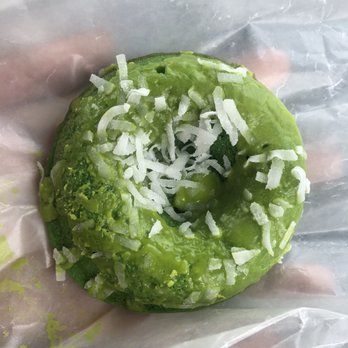 Eat Study & Sip - Pandan mochi donut. So good! - Coffee & Tea Near Me - Nanuet, New York