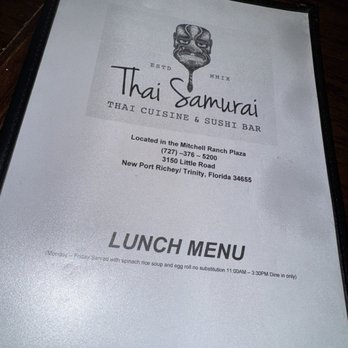 Thai Samurai - Thai Near Me - New Port Richey, Florida Thai Samurai - Thai Near Me - New Port Richey, Florida