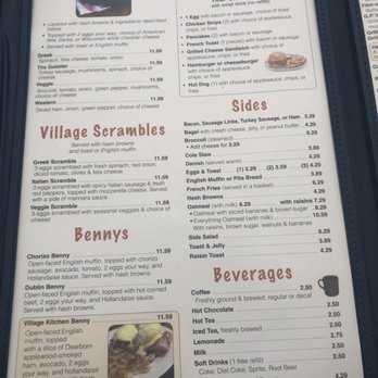 Village Kitchen - Menu - American Near Me - Ann Arbor, Michigan