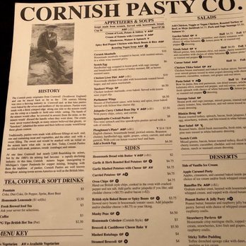 Cornish Pasty - Menu - British Near Me - Tempe, Arizona