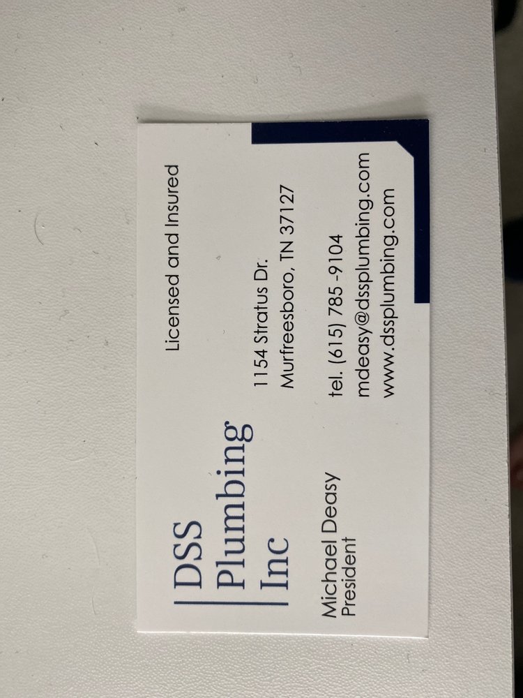 Slide of DSS Plumbing