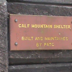Calf Mountain Shelter - Built and Maintained by PATC