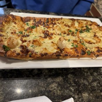 Jonathan's Grille - Shrimp Scampi Flatbread - Sports Bars Near Me - Madison, Alabama Jonathan's Grille - Shrimp Scampi Flatbread - Sports Bars Near Me - Madison, Alabama