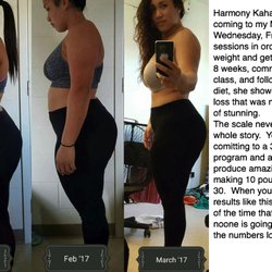 8 week transformation following my diet plans and guidance