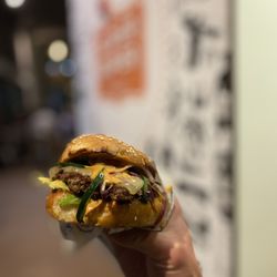 Super Duper Burgers - Special Poblano Burger