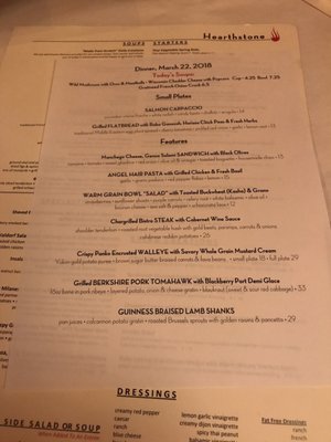 Menu photo 2 The Hearthstone Bistro Muskegon, MI Menu photo 2 The Hearthstone Bistro Muskegon, MI