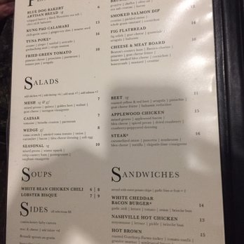 Mesh Louisville - Menu. - New American Near Me - Louisville, Kentucky Mesh Louisville - Menu. - New American Near Me - Louisville, Kentucky