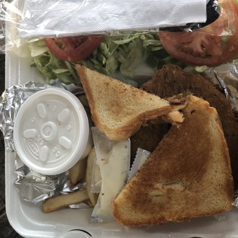 Malt Shop - Chicken fried steak plate with salad instead of fries. - Ice Cream & Frozen Yogurt Near Me - Weatherford, Texas Malt Shop - Chicken fried steak plate with salad instead of fries. - Ice Cream & Frozen Yogurt Near Me - Weatherford, Texas