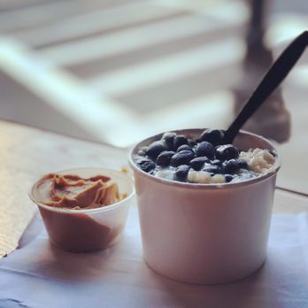 Ziggys Coffee Bar - blueberries and peanut butter - Coffee & Tea Near Me - Boston, Massachusetts