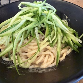 Dough Zone Dumpling House - San Jose - Cold Noodles with Sesame Dressing  麻酱凉面 - Noodles Near Me - San Jose, California