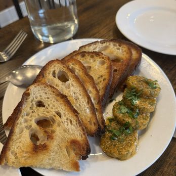 Holy Saints - Sourdough with bbq butter - New American Near Me - Pasadena, California Holy Saints - Sourdough with bbq butter - New American Near Me - Pasadena, California
